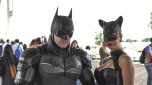 Batman e Catwoman al Romics