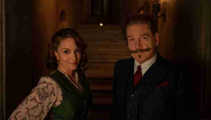 Hercule Poirot e Ariadne Oliver in Assasinio a Venezia