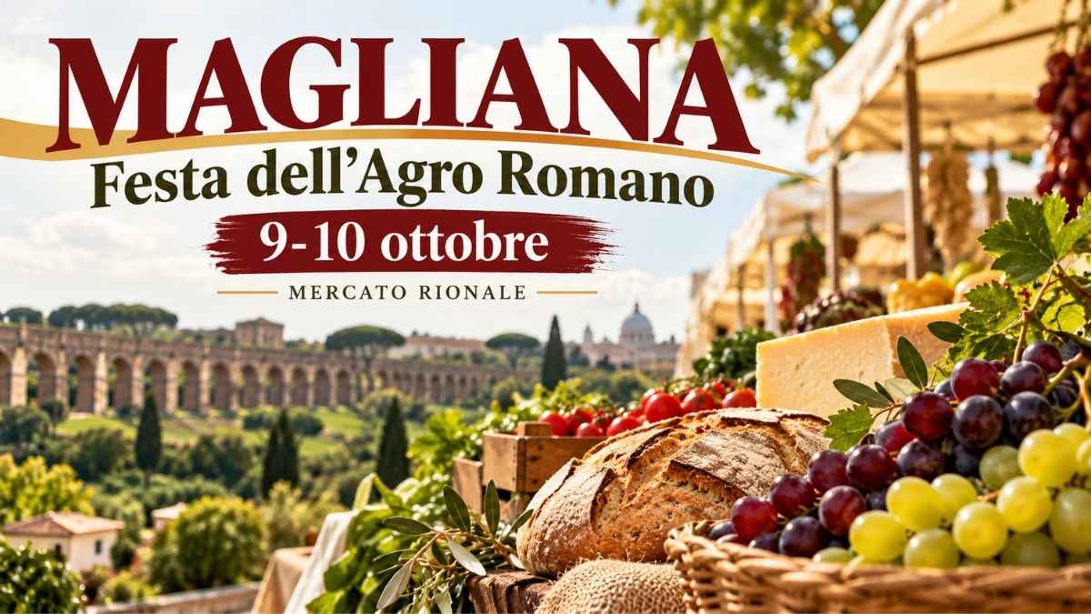 Festa dell’Agro Romano alla Magliana il 9 e 10 ottobre al Mercato Rionale