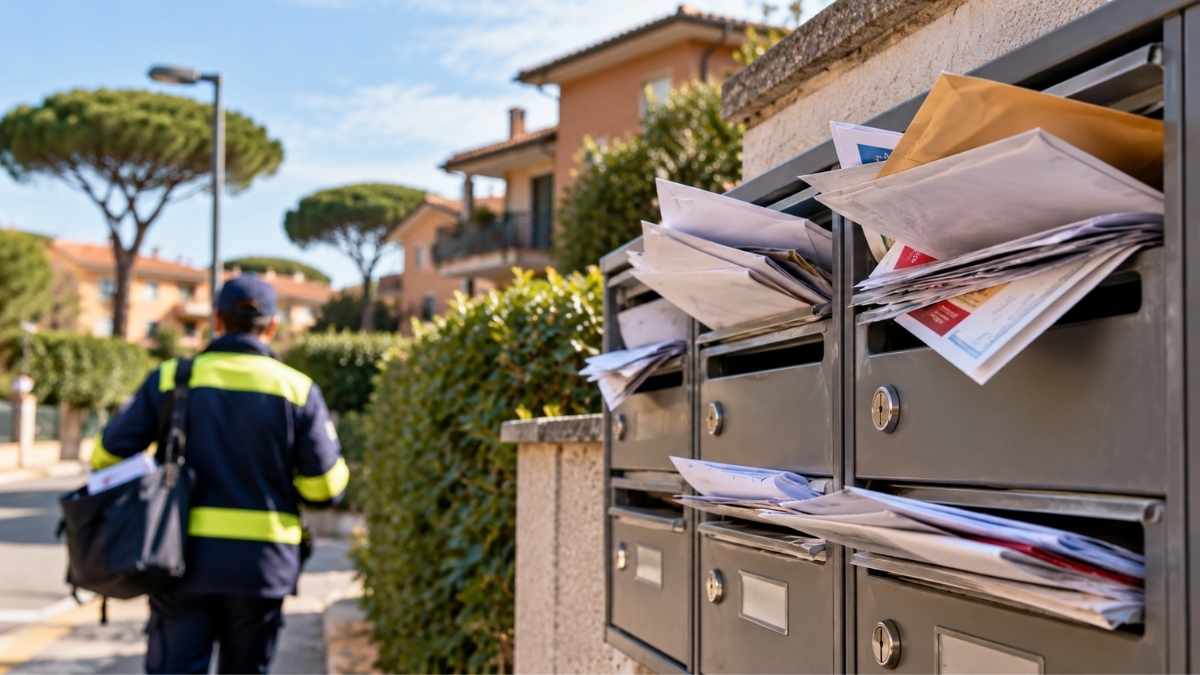 Cassette postali piene di corrispondenza: a Piana del Sole segnalati ritardi nella consegna della posta e lettere recapitate per errore.